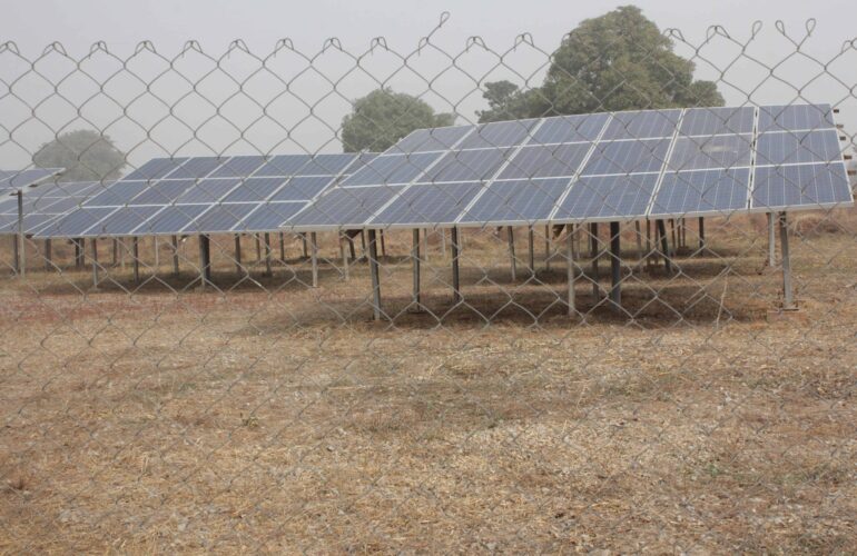 GVE projects Ltd solar mini-grid system in Bisanti